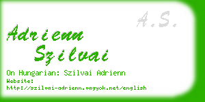adrienn szilvai business card